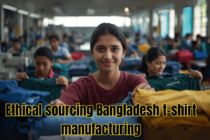 Ethical sourcing Bangladesh t-shirt manufacturing