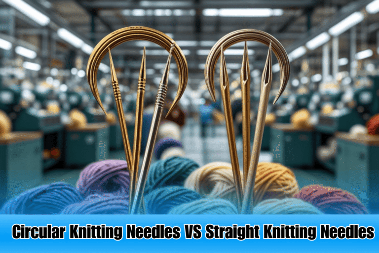 Circular knitting needles vs straight knitting needles