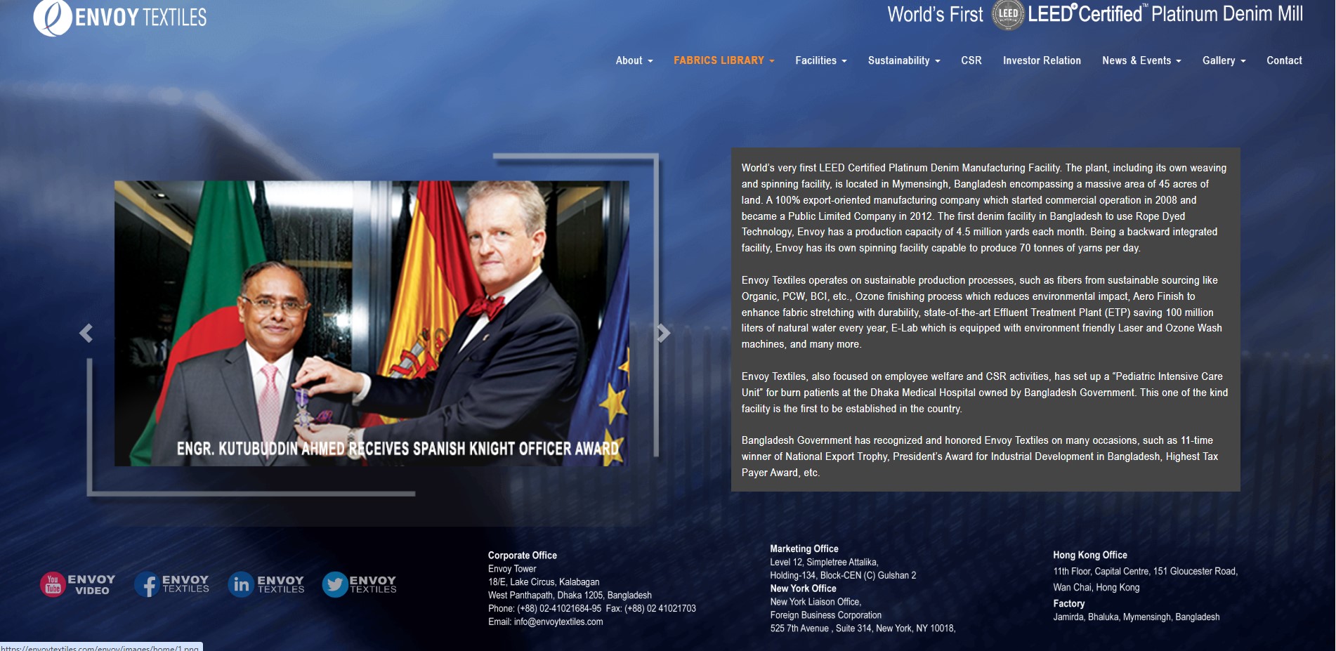 Envoy Textiles Ltd