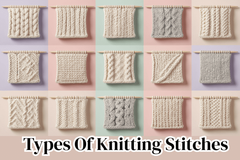 Types of knitting stitches
