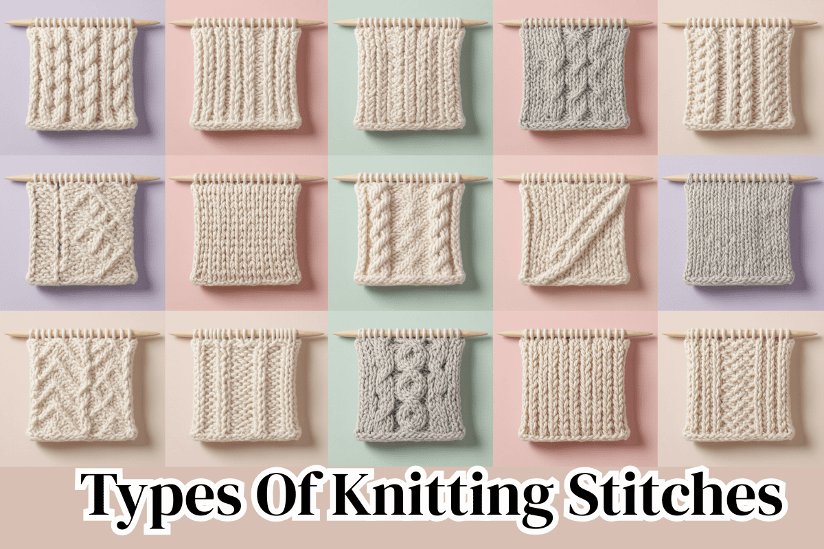 Types of knitting stitches
