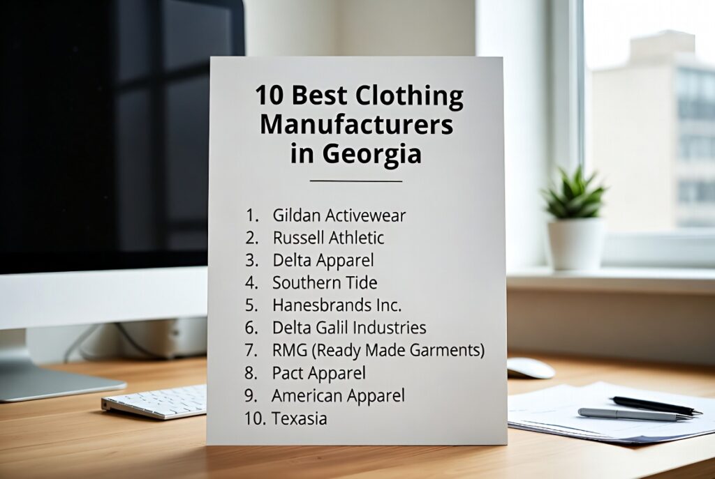 10 Best Clothing Manufacturers in Georgia