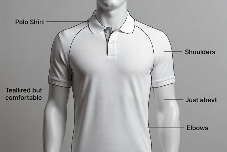How should a polo shirt fit