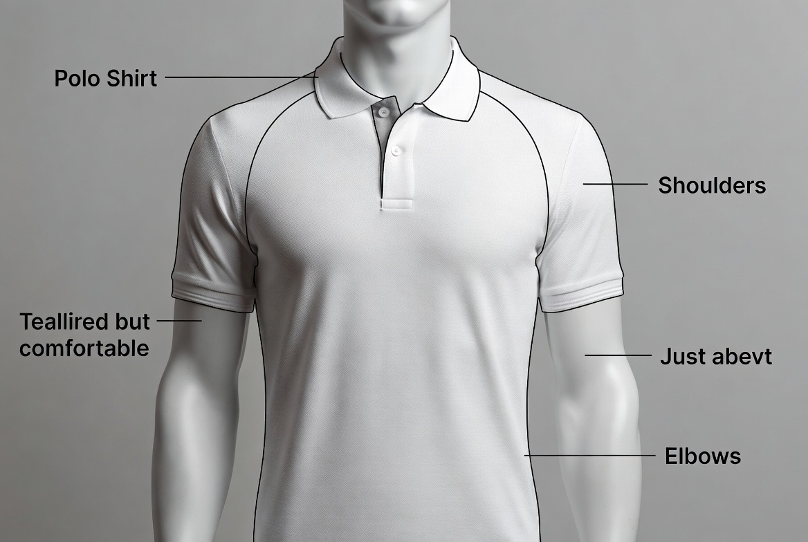 How should a polo shirt fit
