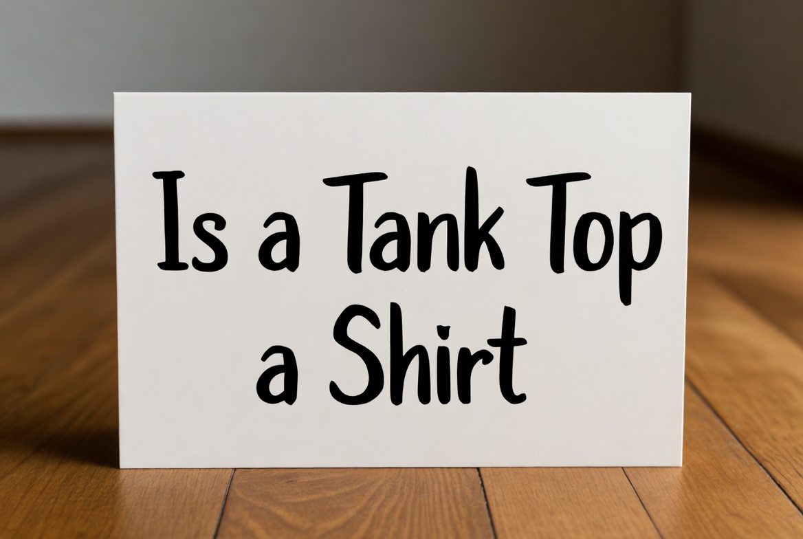 is a Tank Top a Shirt