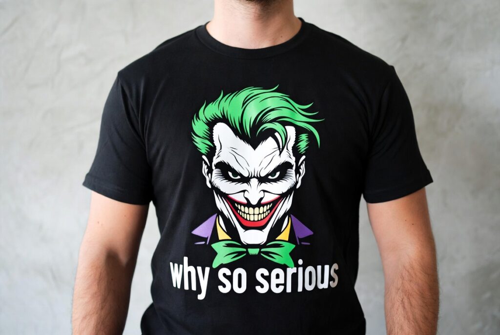 Joker t shirt why so serious