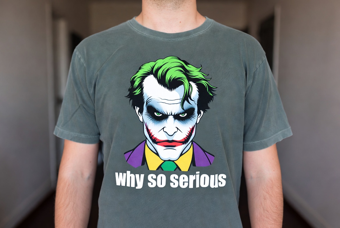 Joker t shirt why so serious