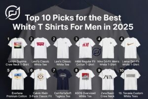 Top 10 Picks for the Best White T Shirts For Men in 2025