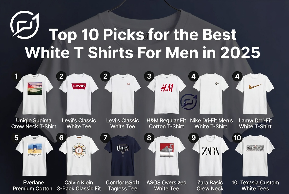 Top 10 Picks for the Best White T Shirts For Men in 2025