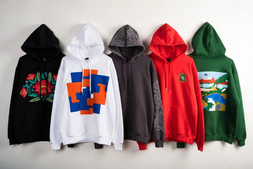 Top 5 Styles of the Best Custom Embroidered Hoodies 