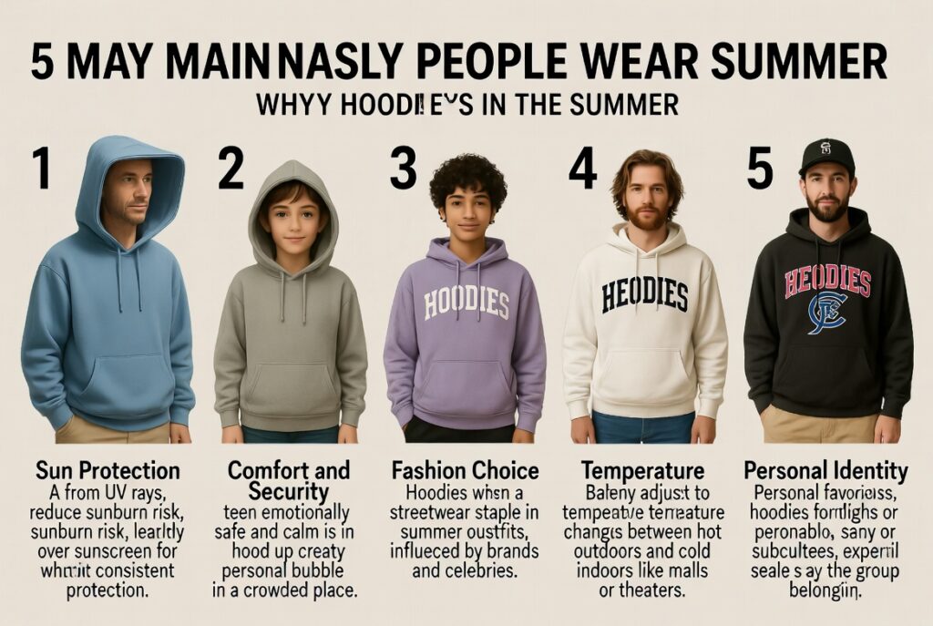 Why Do People Wear Hoodies in the Summer 5 Reasons
