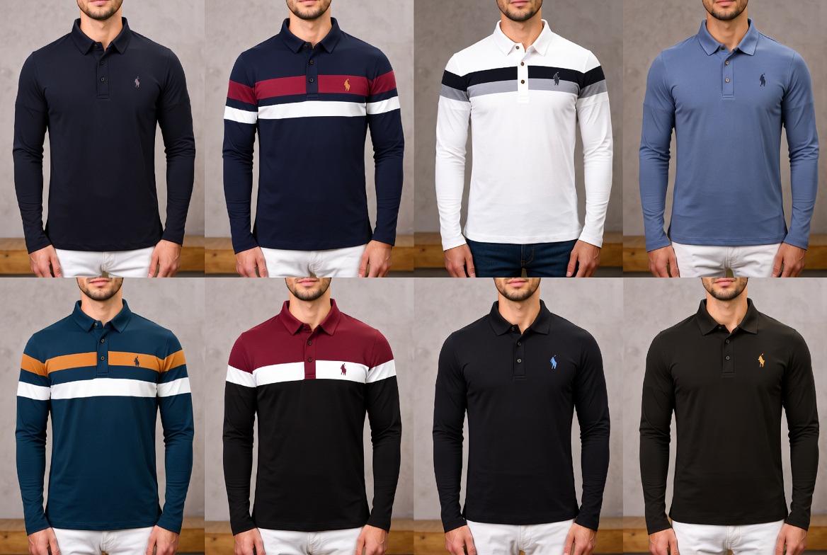 Best full sleeve polo t shirts for men
