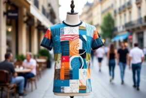 Mens printed short sleeve t shirt global clothing manufacturer for europe