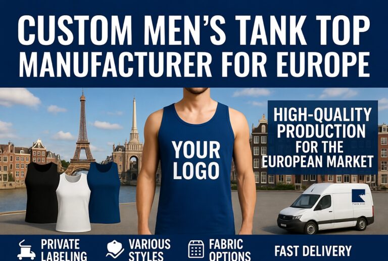 Custom Men's Tank Top Manufacturer for Europe