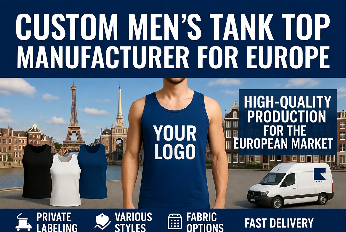 Custom Men's Tank Top Manufacturer for Europe