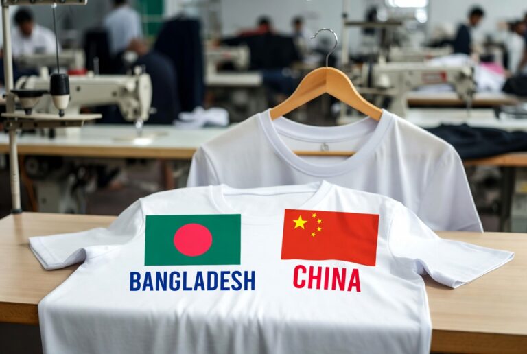 Bangladesh vs China T-shirt manufacturing