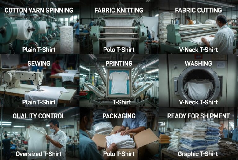 How T shirts are manufactured in Bangladesh