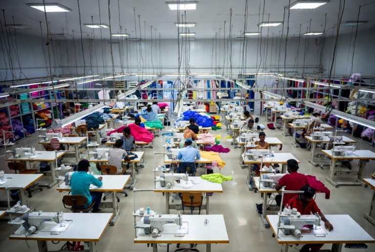 Clothing production hubs in Bangladesh