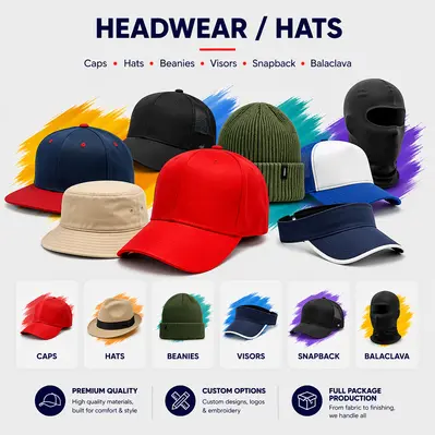 Headwear/Hat/Caps
