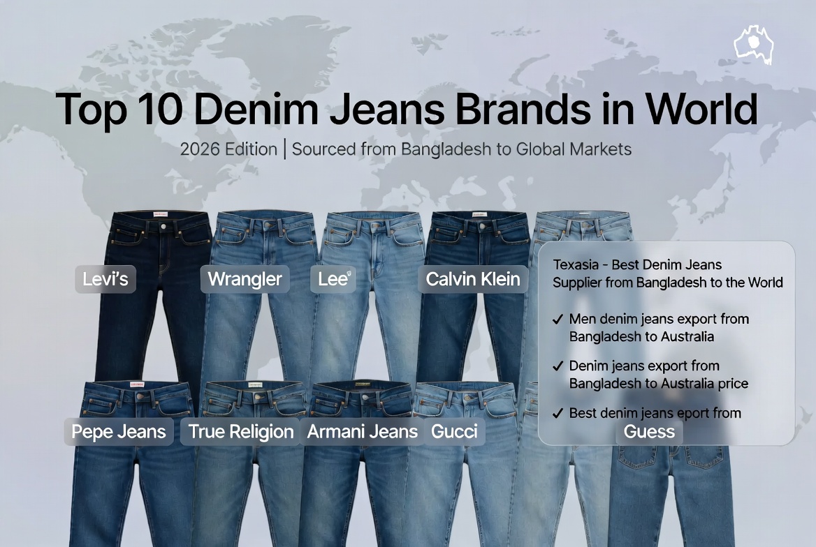 Top 10 denim jeans brands in the world