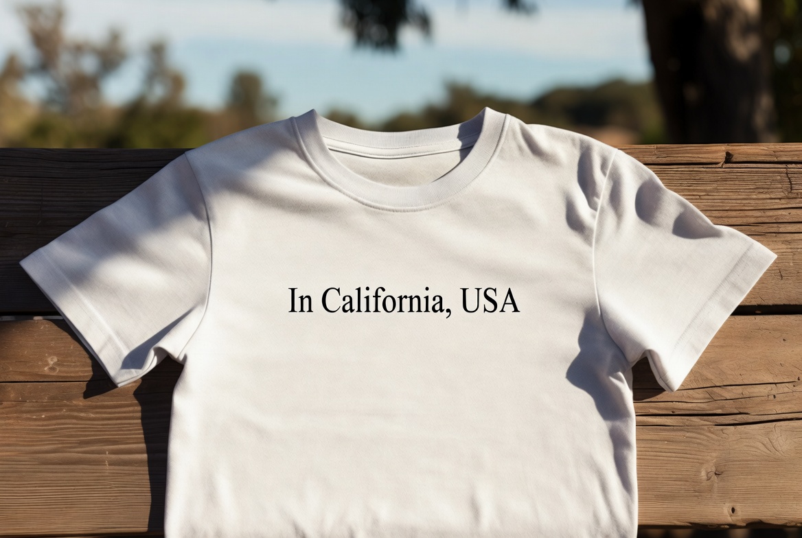 T-shirt wholesale supplier California USA