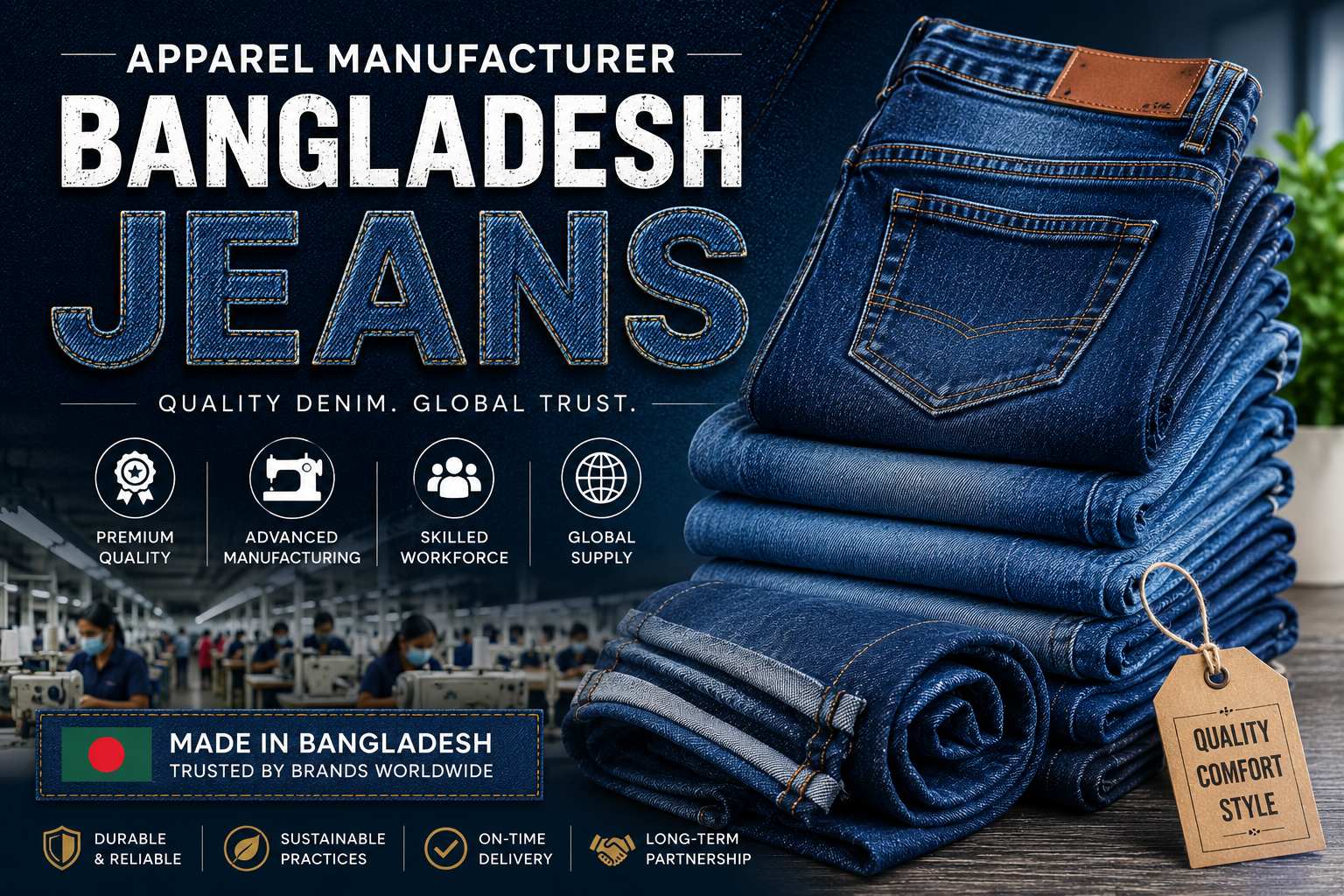 Apparel Manufacturer Bangladesh Jeans