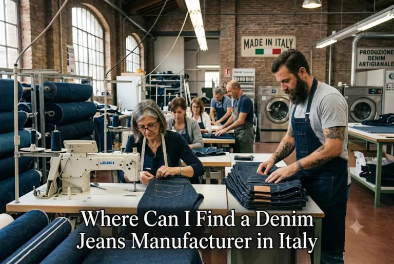 Denim Jeans Manufacturer in Italy