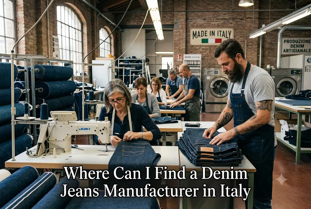 Denim Jeans Manufacturer in Italy