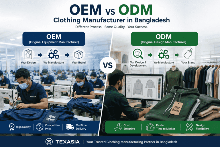OEM vs ODM Clothing Manufacturer in Bangladesh
