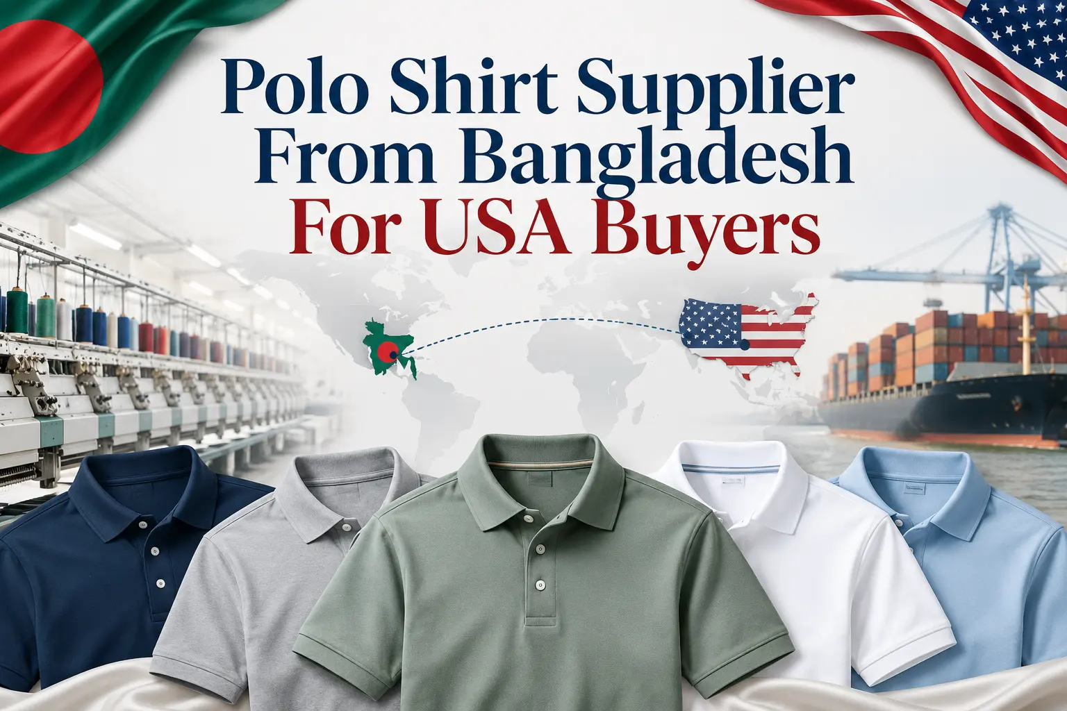Polo Shirt Supplier From Bangladesh For USA Buyers