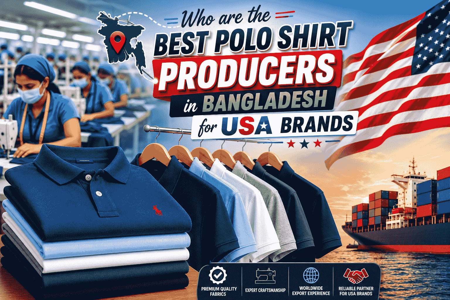 Who are the best polo shirt producers in Bangladesh for USA brands