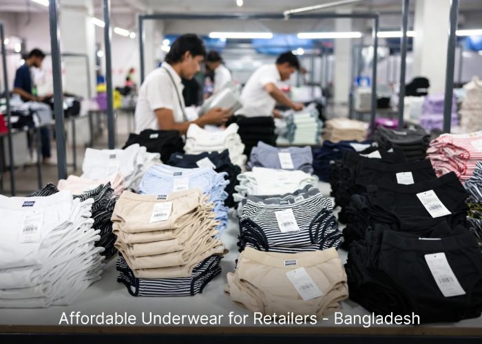Affordable underwear manufacturer for retailers Bangladesh