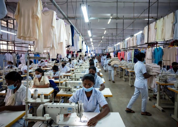 Cotton T-shirt production in Bangladesh