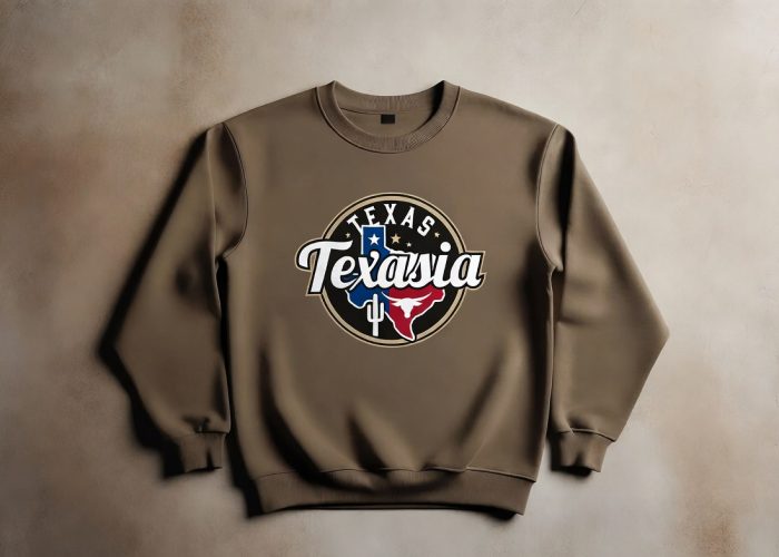 Crew neck pullover sweatshirt