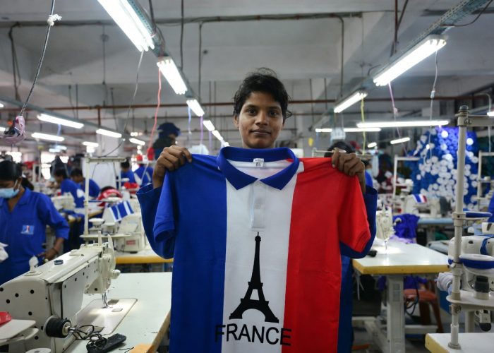 Custom logo polo shirt factory from bangladesh for france