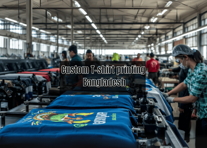 Custom t-shirt printing Bangladesh