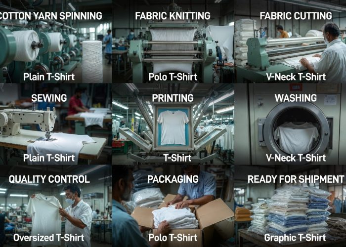 How T shirts are manufactured in Bangladesh