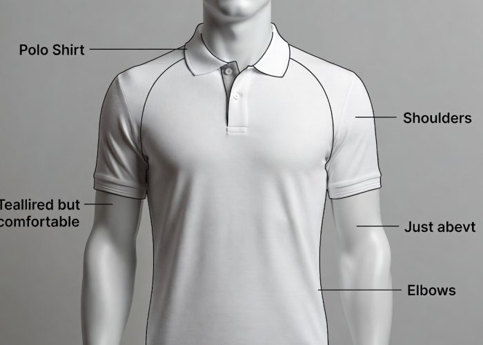 How should a polo shirt fit
